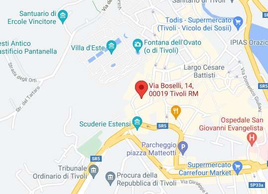Bed and Breakfast Villa d'Este - Mappa