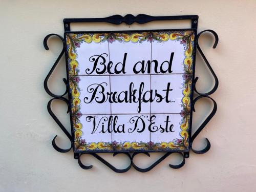 Bed and Breakfast Villa d'Este - Terrazzo